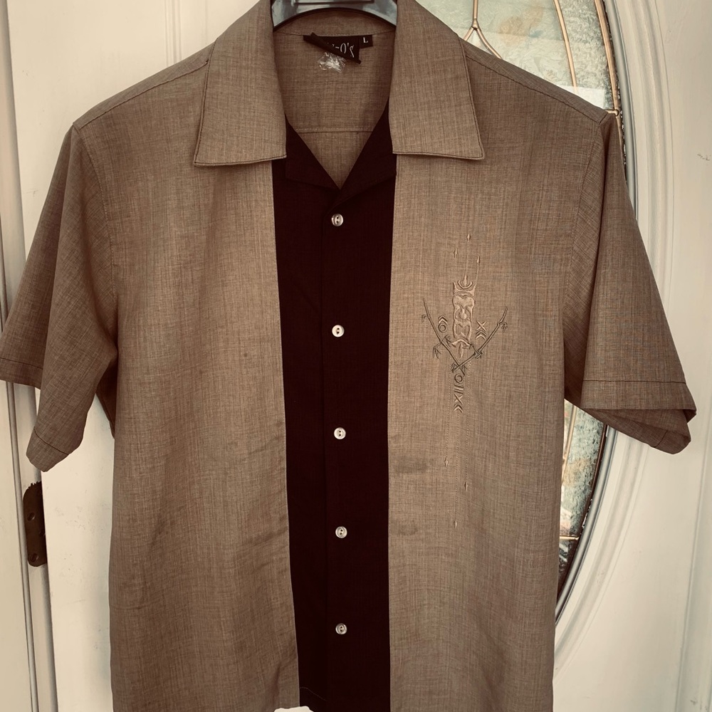 Daddy-O’s Men’s Retro Bowling Shirt Xlnt Cond Sz L
